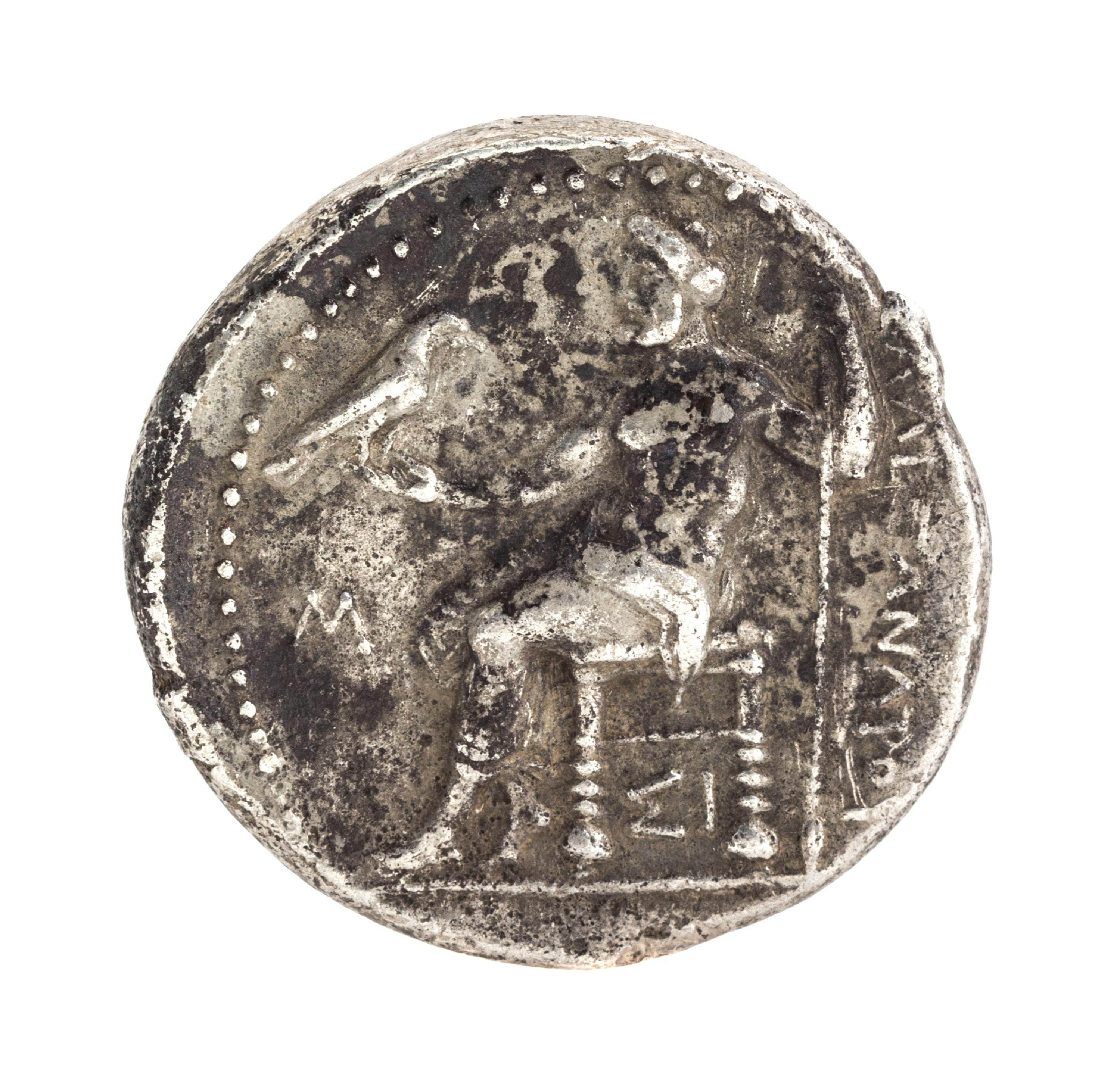 Macedonian Empire (circa 330 BCE), Silver Tetradrachm — Silver Tetradrachm