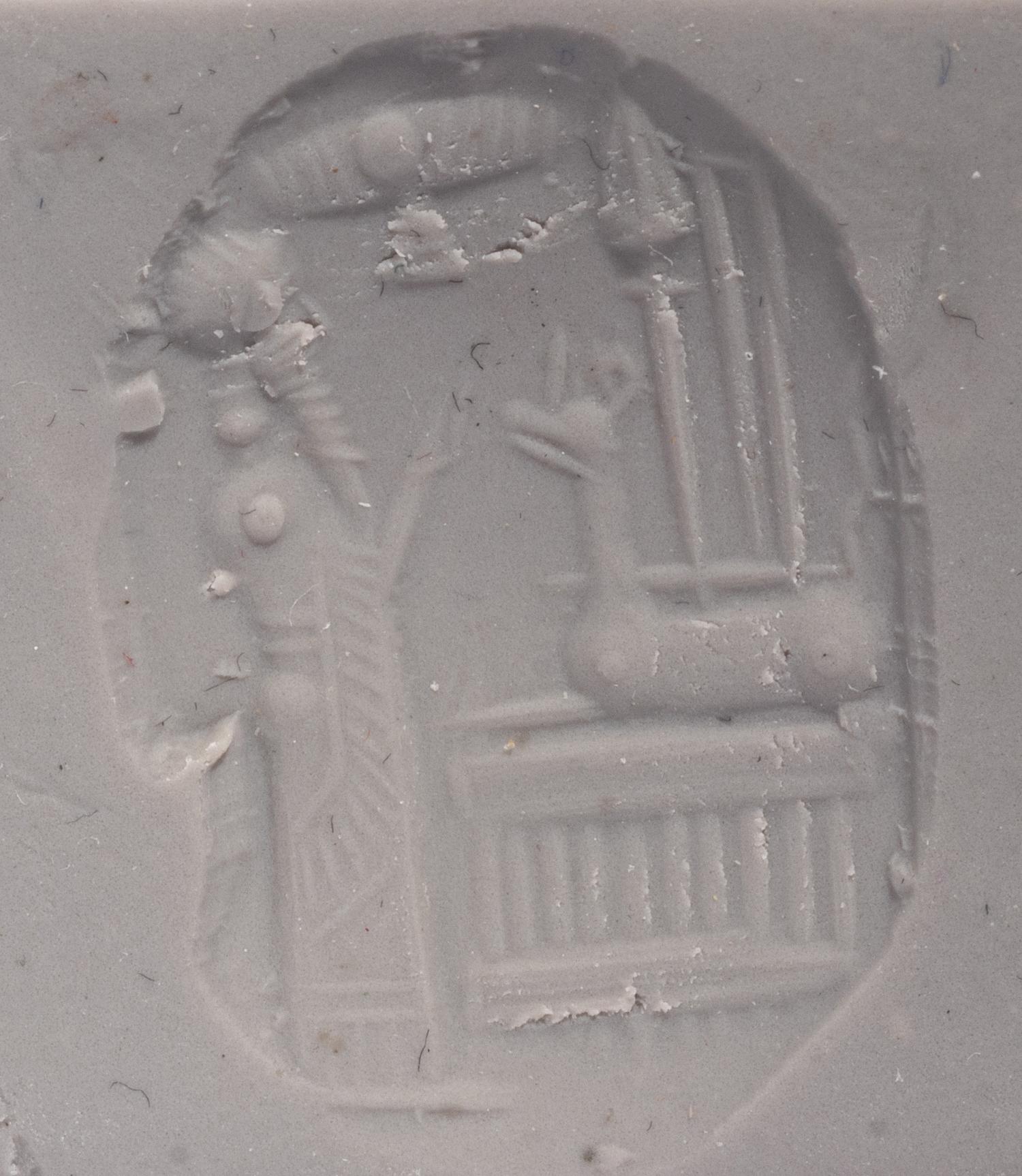 A Greco-Persian Chalcedony Pyramidal Seal