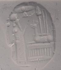 A Greco-Persian Chalcedony Pyramidal Seal