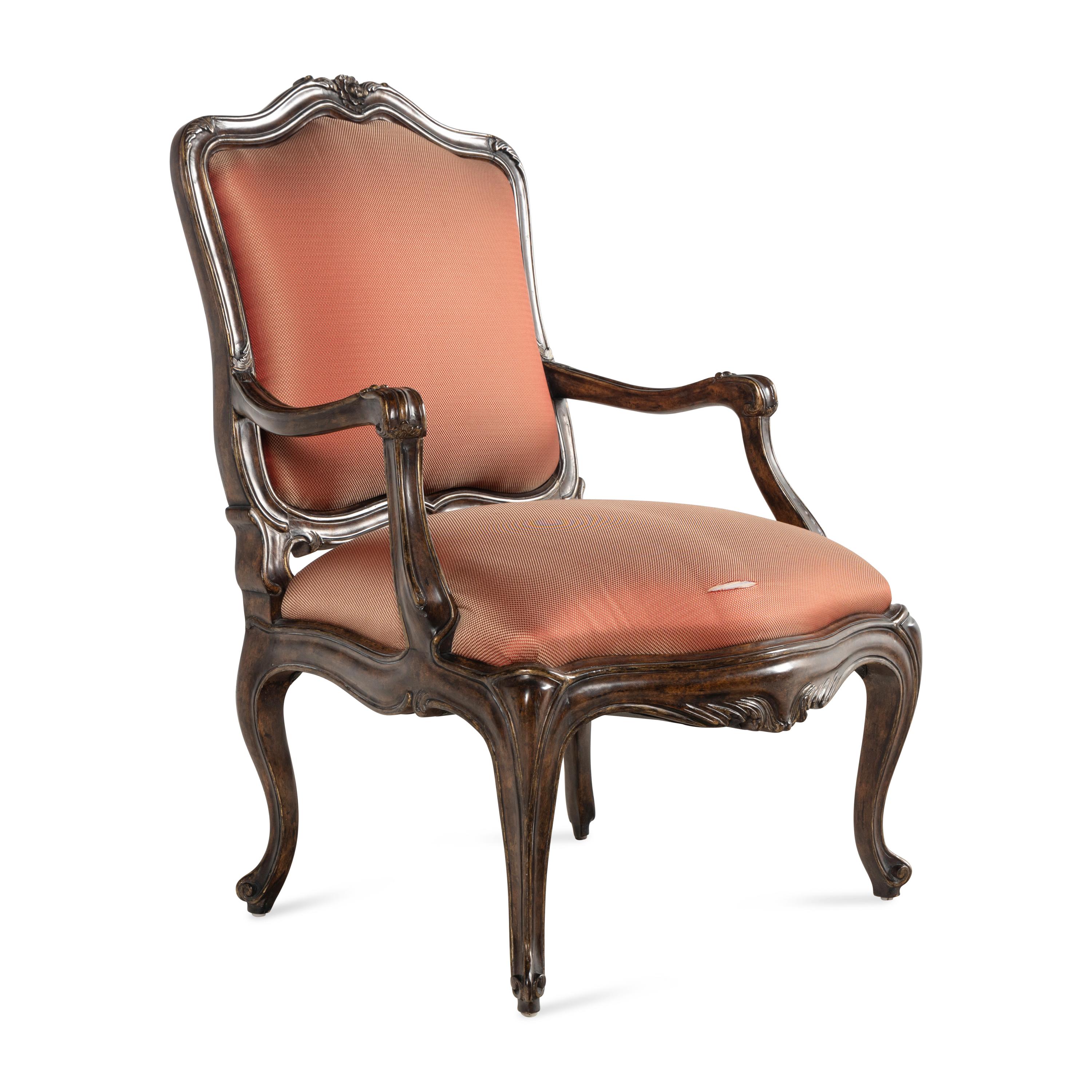 A Michael Taylor Louis XV Style Armchair