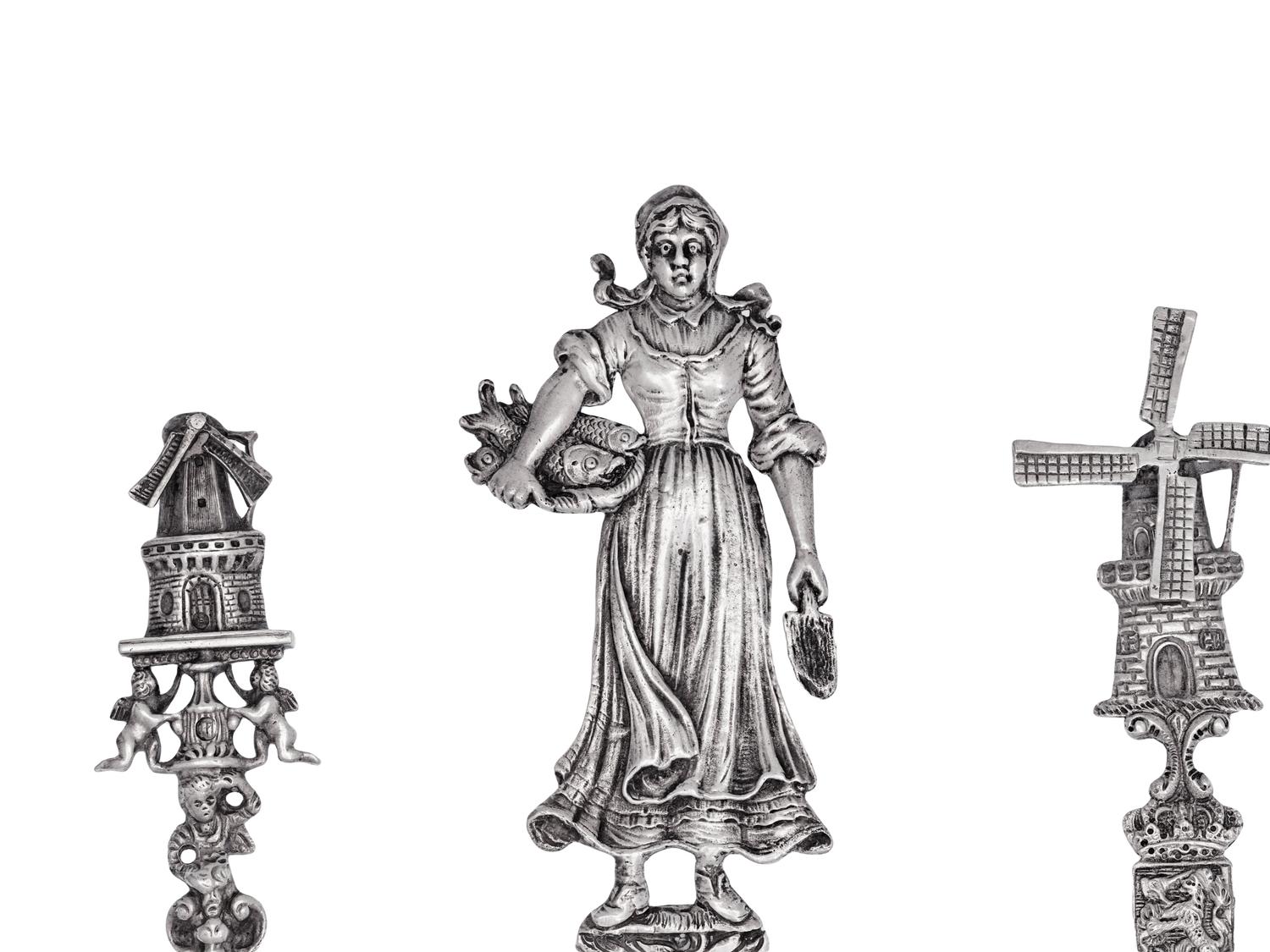 A Collection of Continental Flatware Articles
