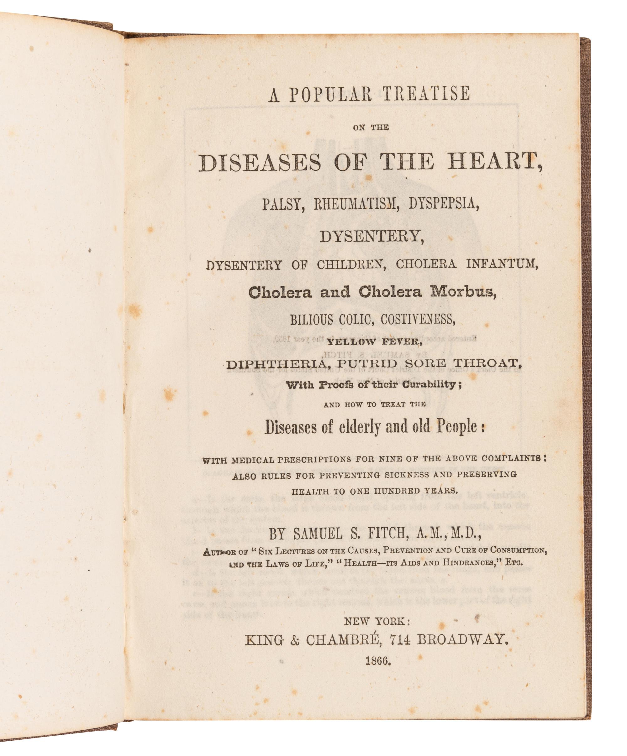 [CARDIAC DISEASE]. A group of 8 works, including: