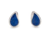 Lapis Lazuli and Diamond Cufflinks