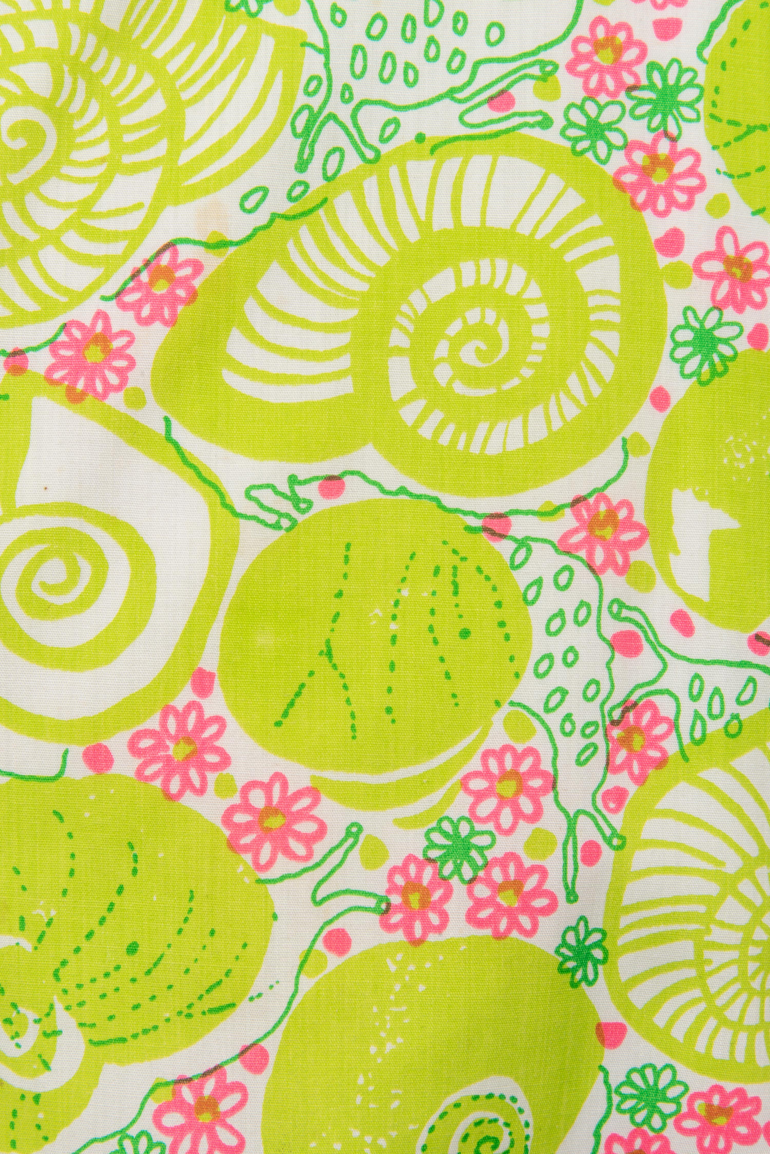 Five Floral Dresses by Oscar de la Renta, Bill Tice and Lilly Pulitzer, 1970-80s