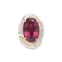 RUBELLITE AND DIAMOND RING
