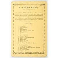 Sitting Bull Cabinet Card by Bailey, Dix & Mead