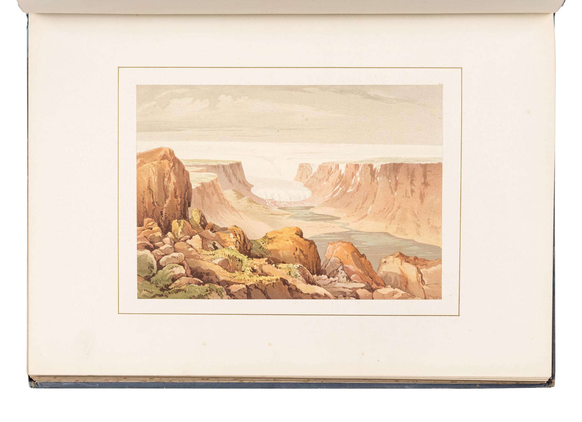 MOSS, Edward Lawton (1843-1880). S hores of the Polar Sea. A Narrative of the Arctic Expedition of 1875-6. London: Marcus Ward & Co., 1878.