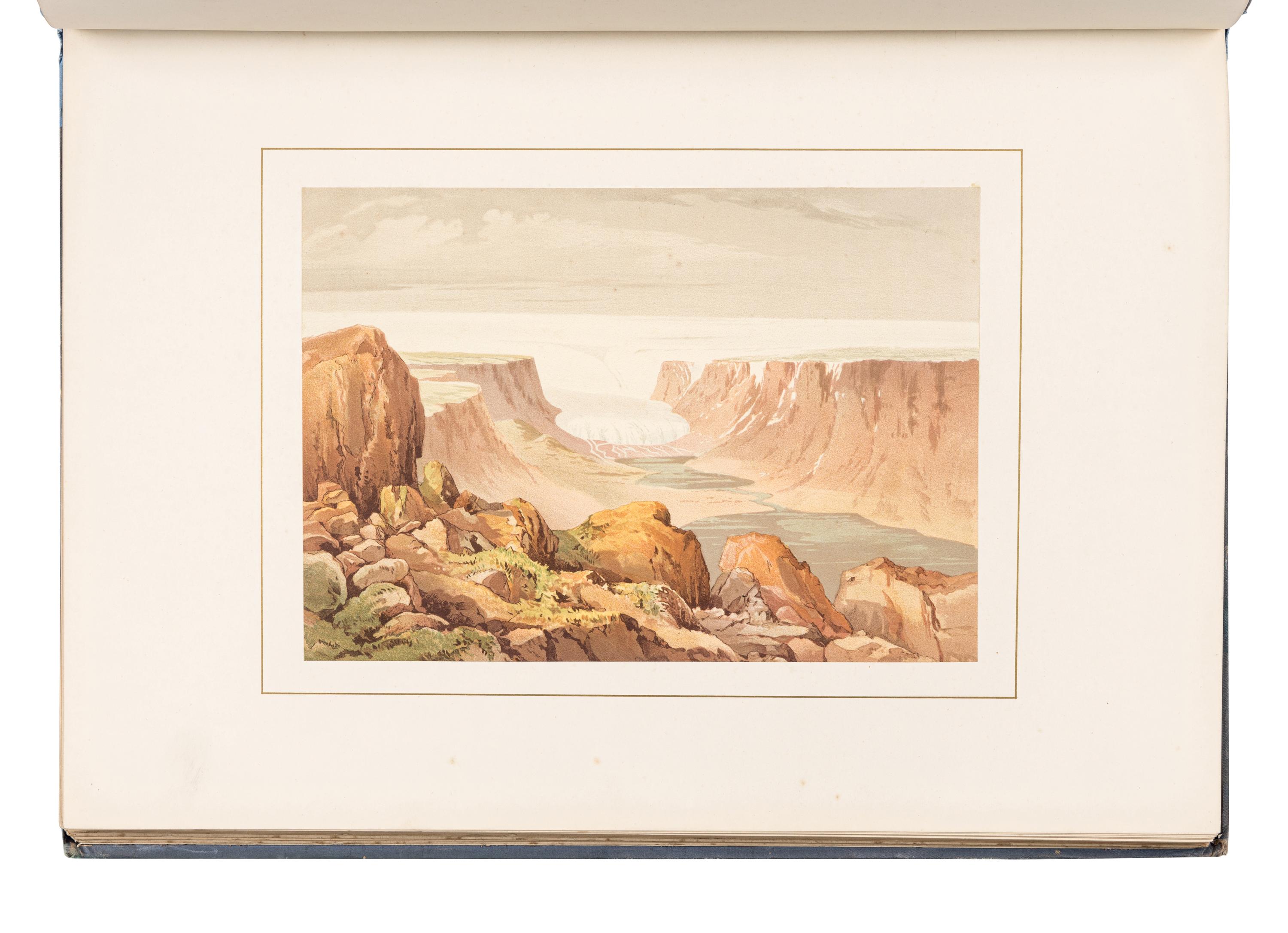 MOSS, Edward Lawton (1843-1880). S hores of the Polar Sea. A Narrative of the Arctic Expedition of 1875-6. London: Marcus Ward & Co., 1878.