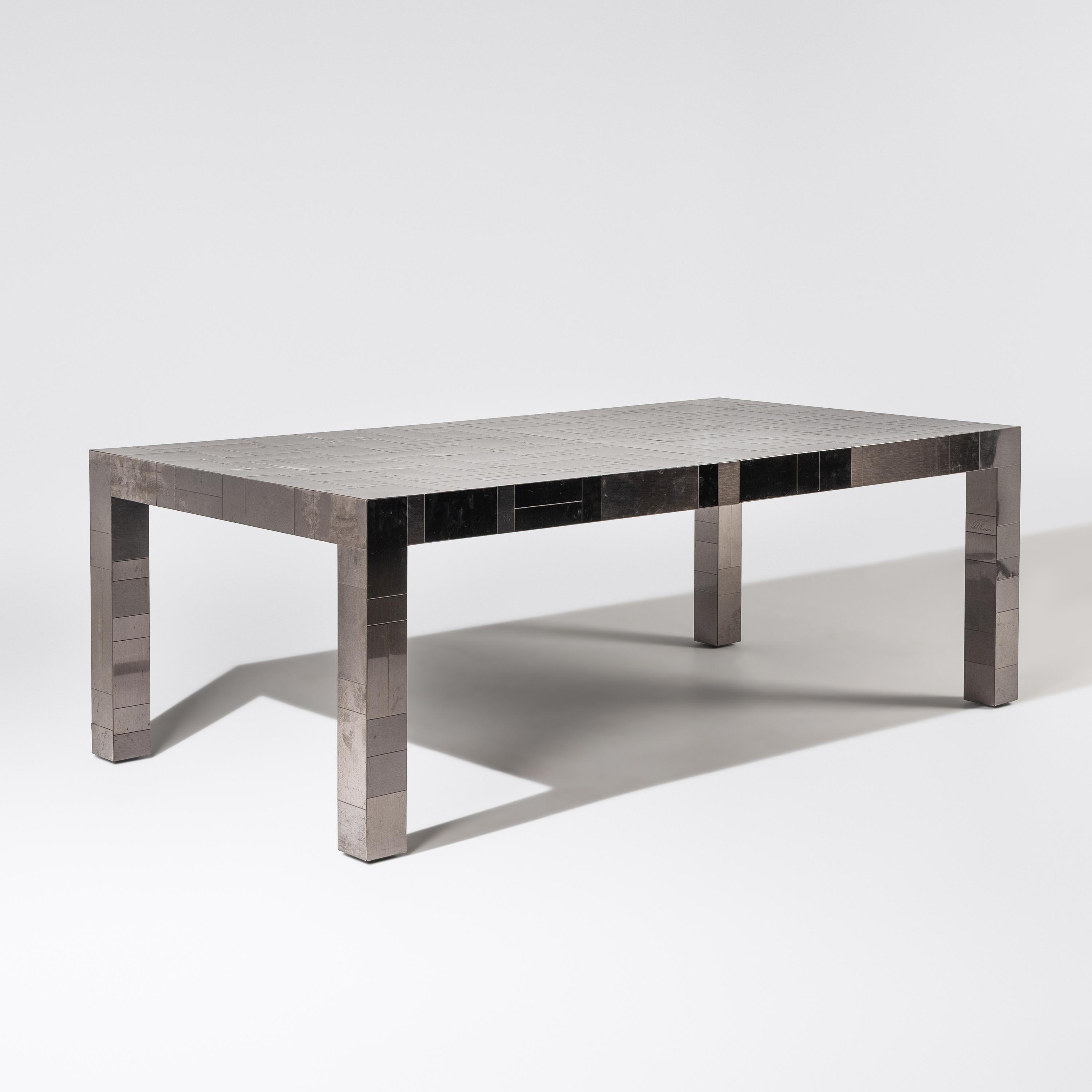 Paul Evans (American, 1931–1987) — Cityscape Dining Table, model PE 209, c. 1975 Paul Evans Studio for Directional