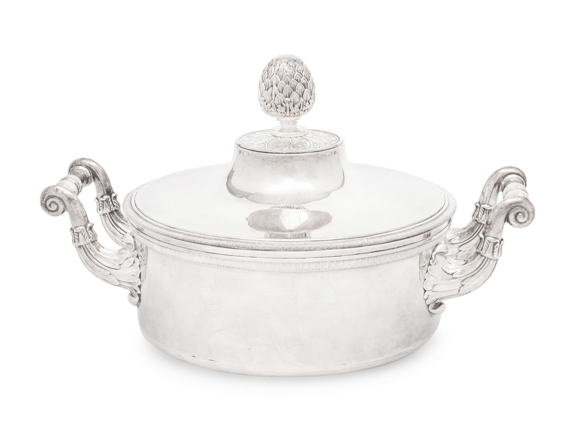 A French Silver-Plate Covered Entree Dish