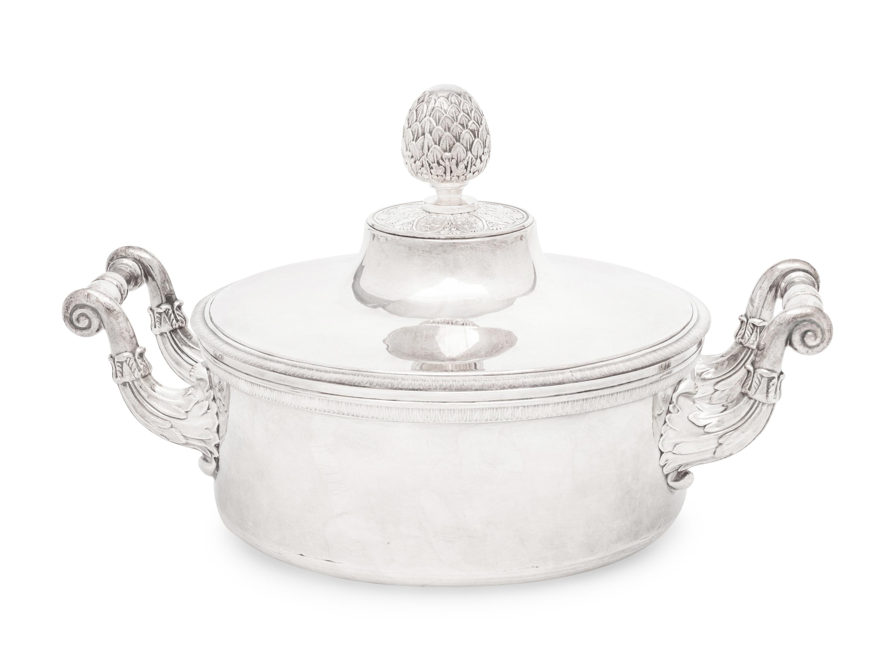 A French Silver-Plate Covered Entree Dish
