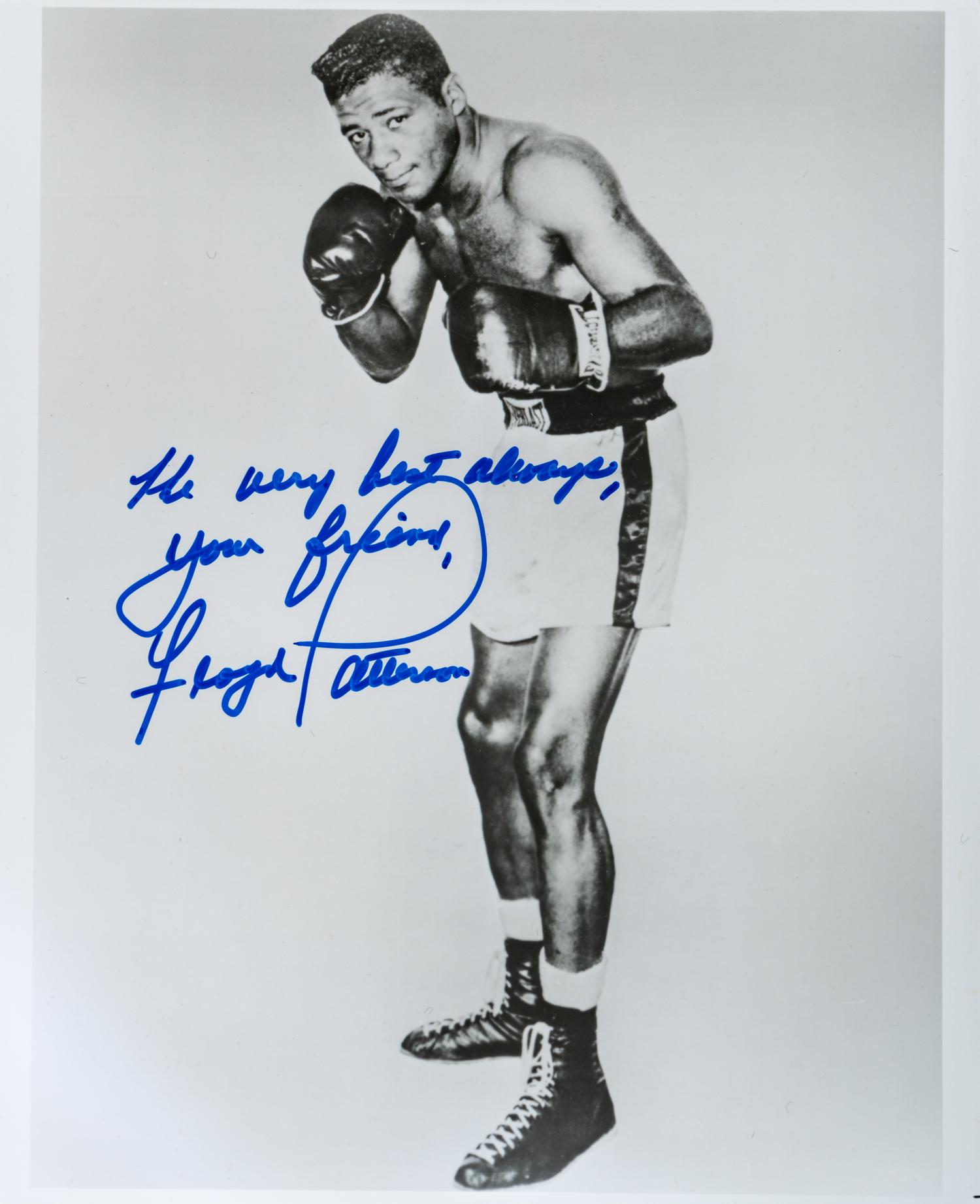 A Group of 14 Heavyweight Boxing Champion Signed Autograph Photos Including Muhammad Ali,