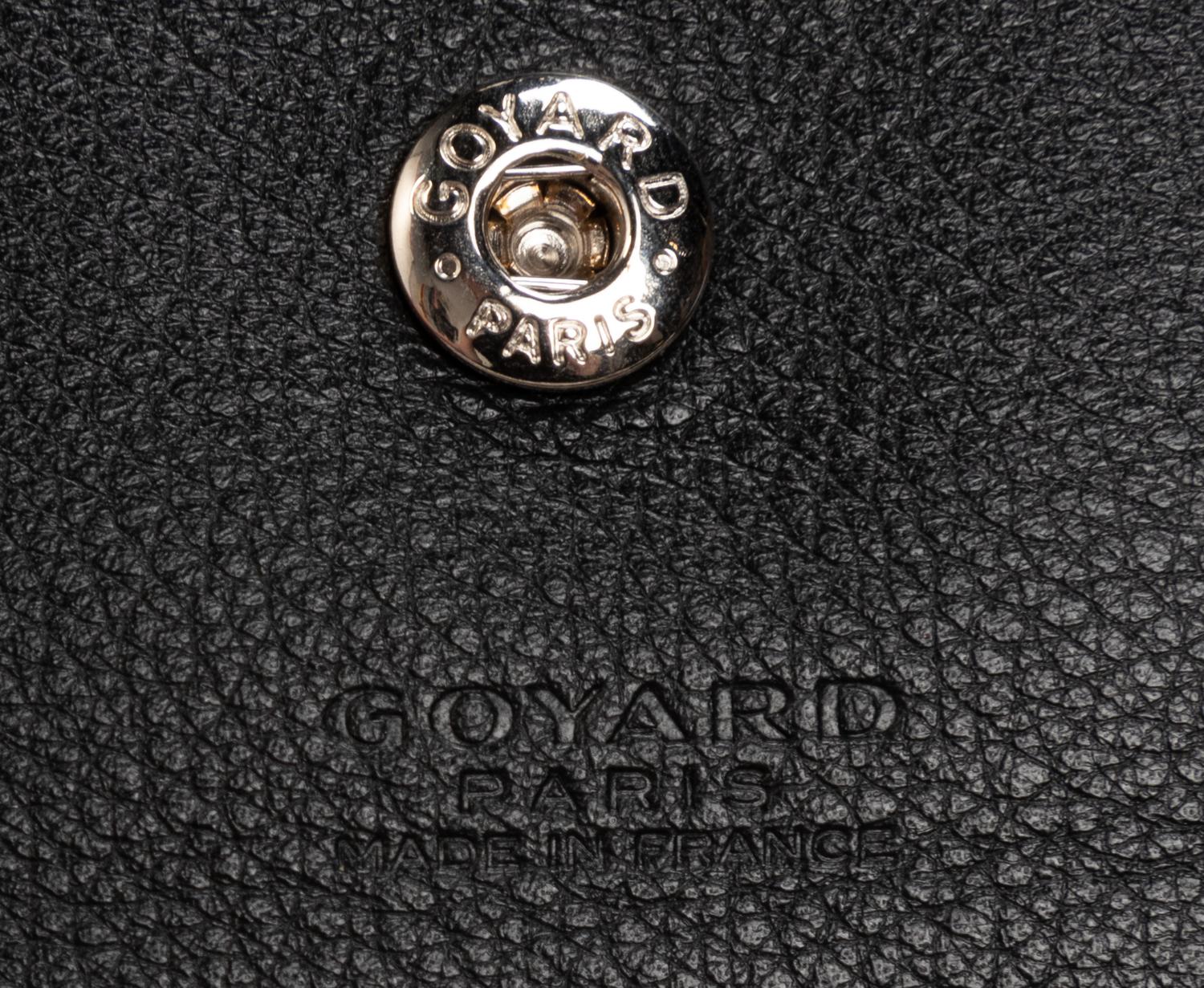 Three Goyard Bags: Two Totes and One Zip Pouch