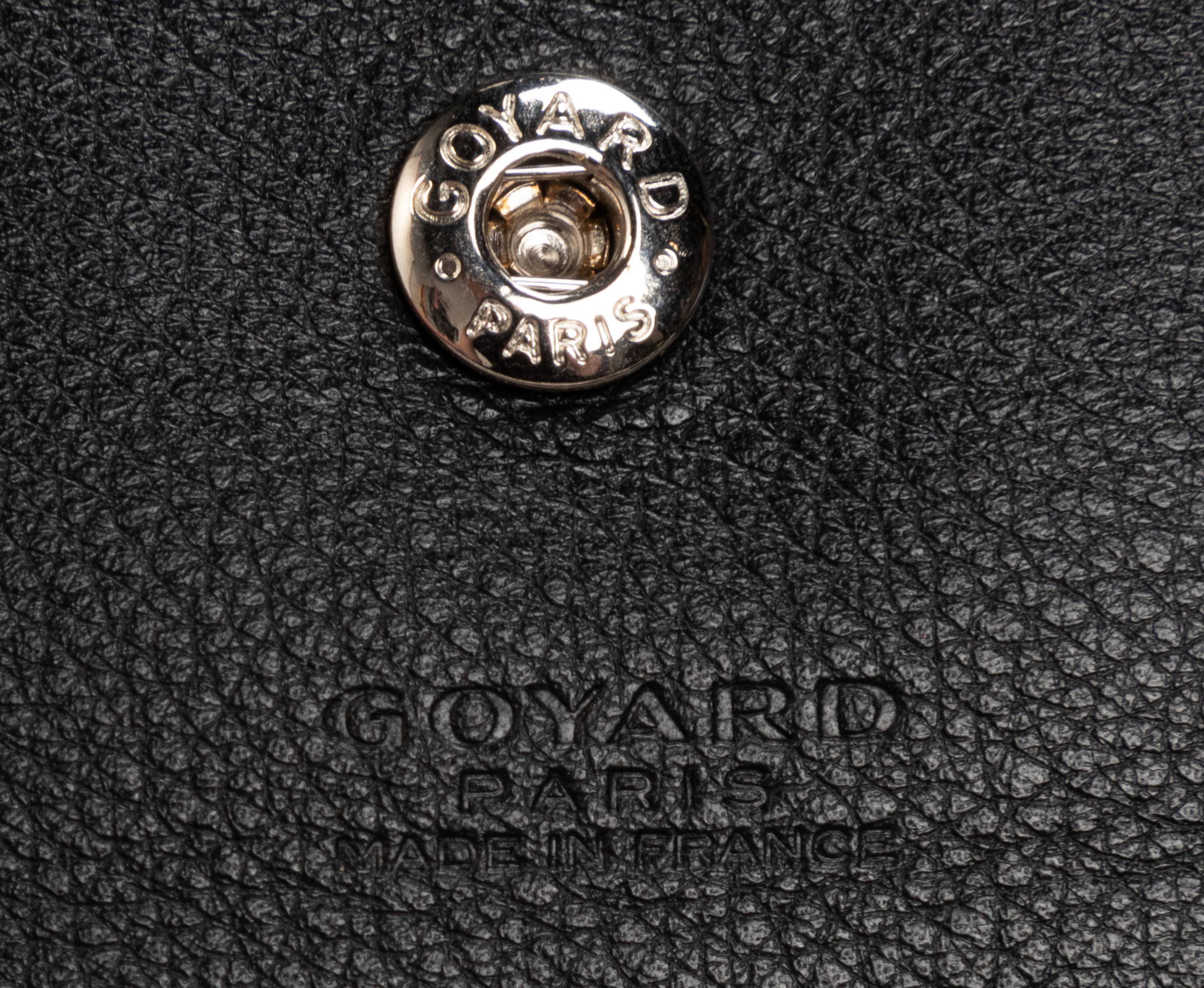 Three Goyard Bags: Two Totes and One Zip Pouch