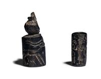 Two Near Eastern Hematite Cylinder Seals