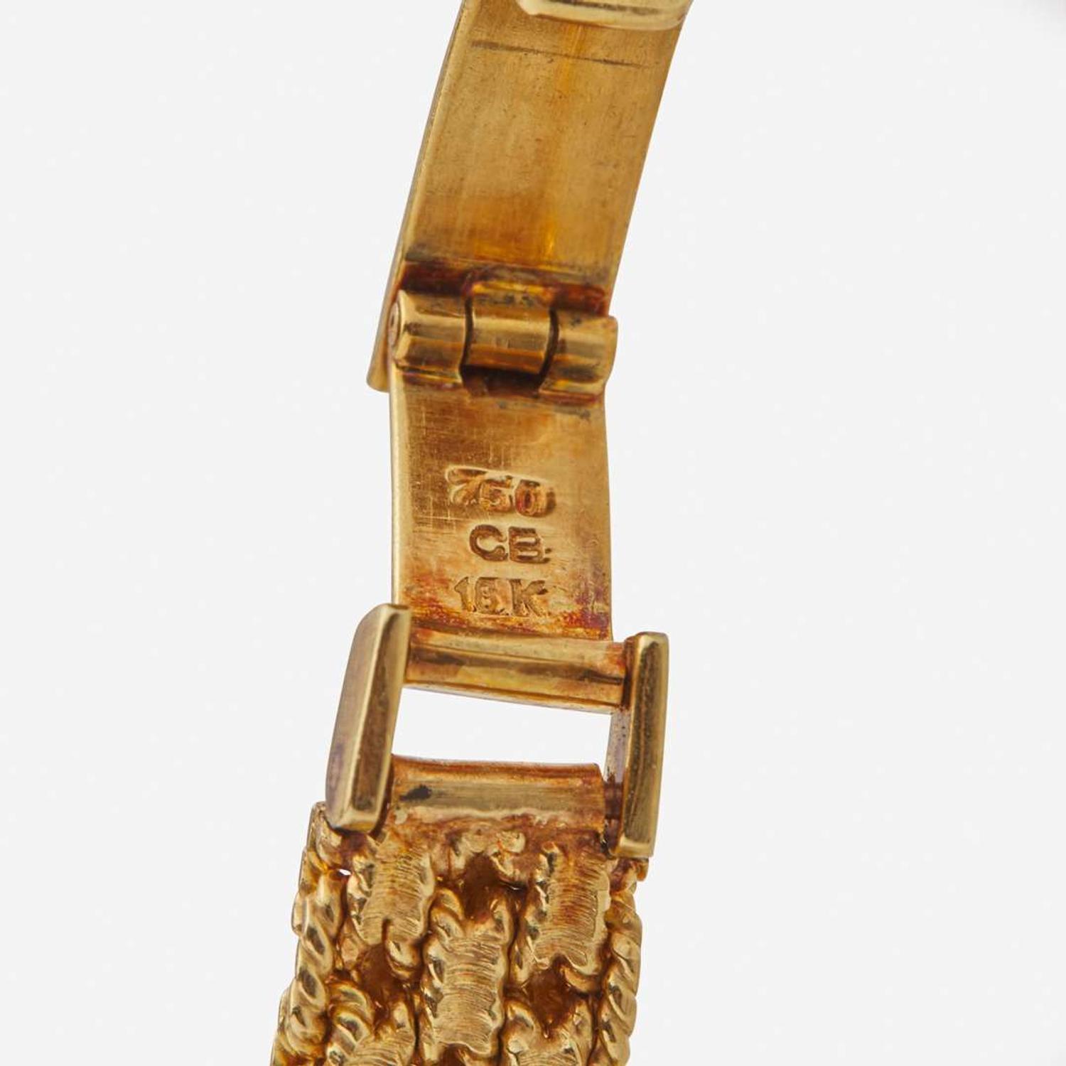 An 18K Yellow Gold Bucherer Ladies Watch