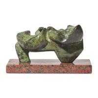Henry Moore (British, 1898-1986) — Slow Form: Tortoise, 1962