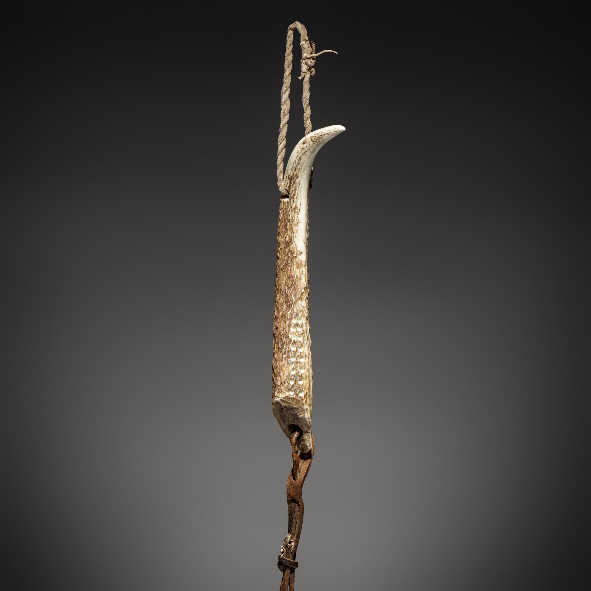 Mescalero Apache Elk Antler Quirt, Published