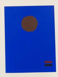 Adolph Gottlieb, (American, 1903-1974), Blue Night, 1970