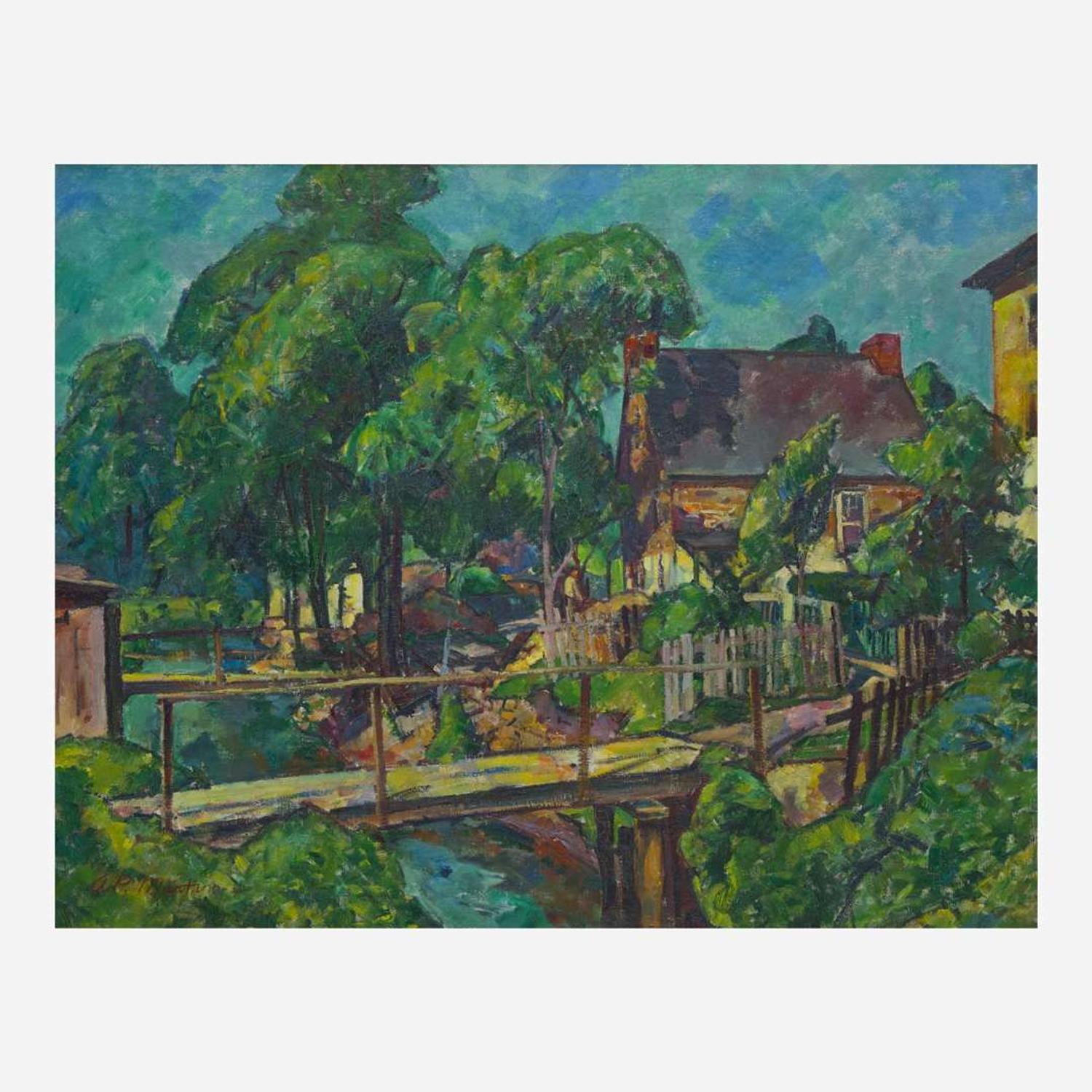 Antonio Pietro Martino (American, 1902–1989) The Footbridge