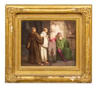 A Berlin (K.P.M.) Porcelain Plaque, 19TH CENTURY, Height 12 1/2 x width 15 1/4 inches. — 19TH CENTURY,