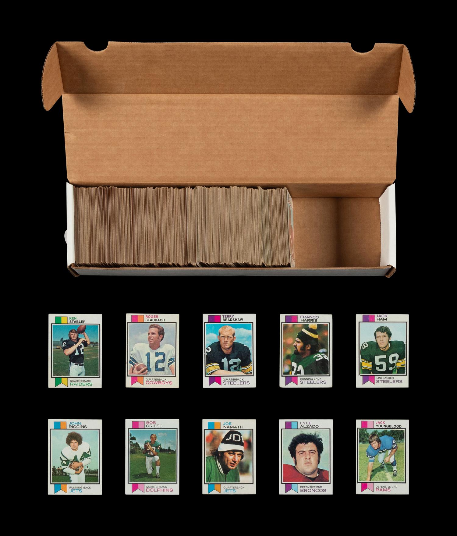 A Complete Set of 1973 Topps Football Cards (528/528)