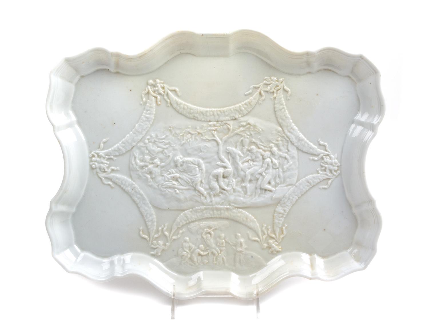 A Capodimonte Porcelain Tray