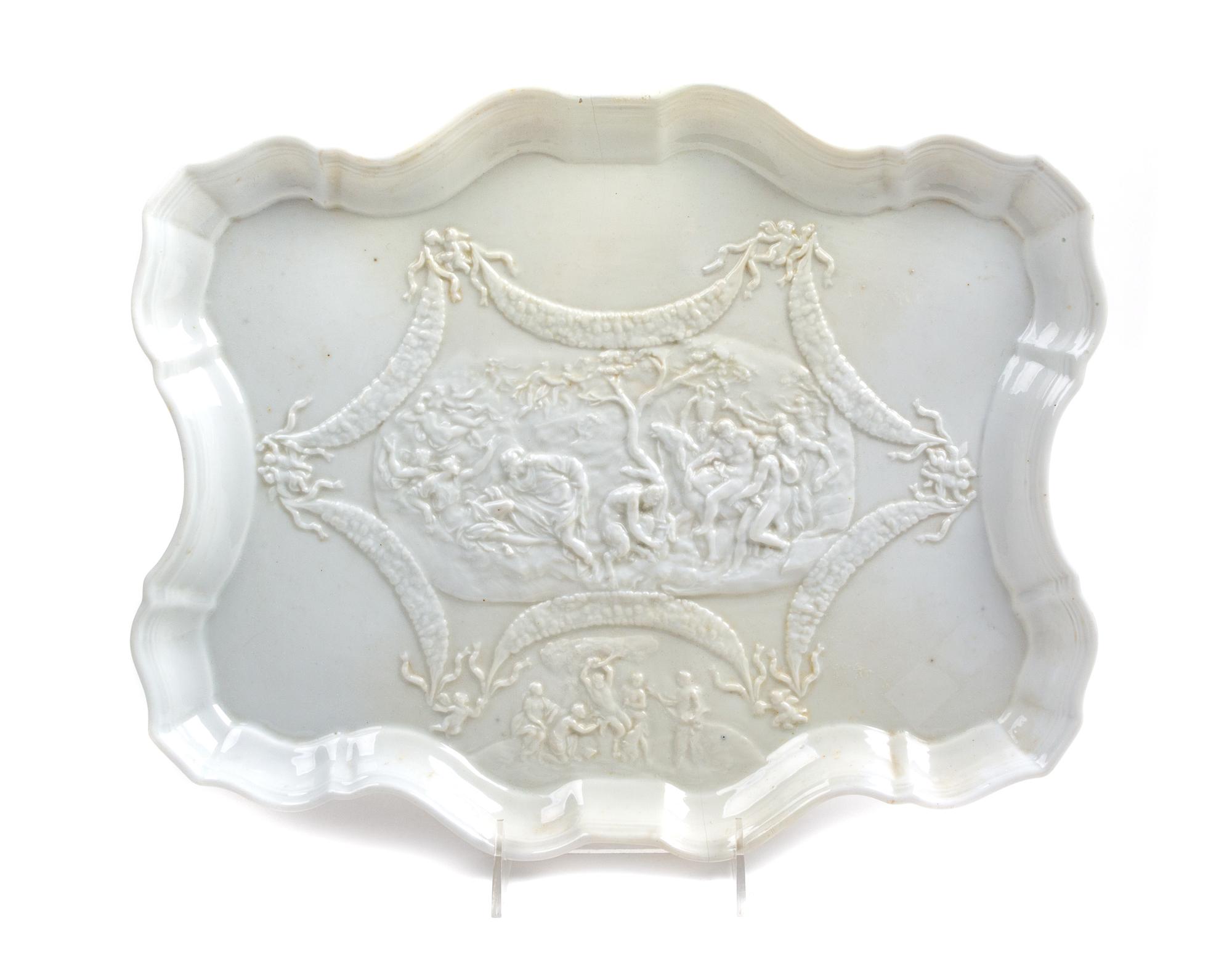 A Capodimonte Porcelain Tray
