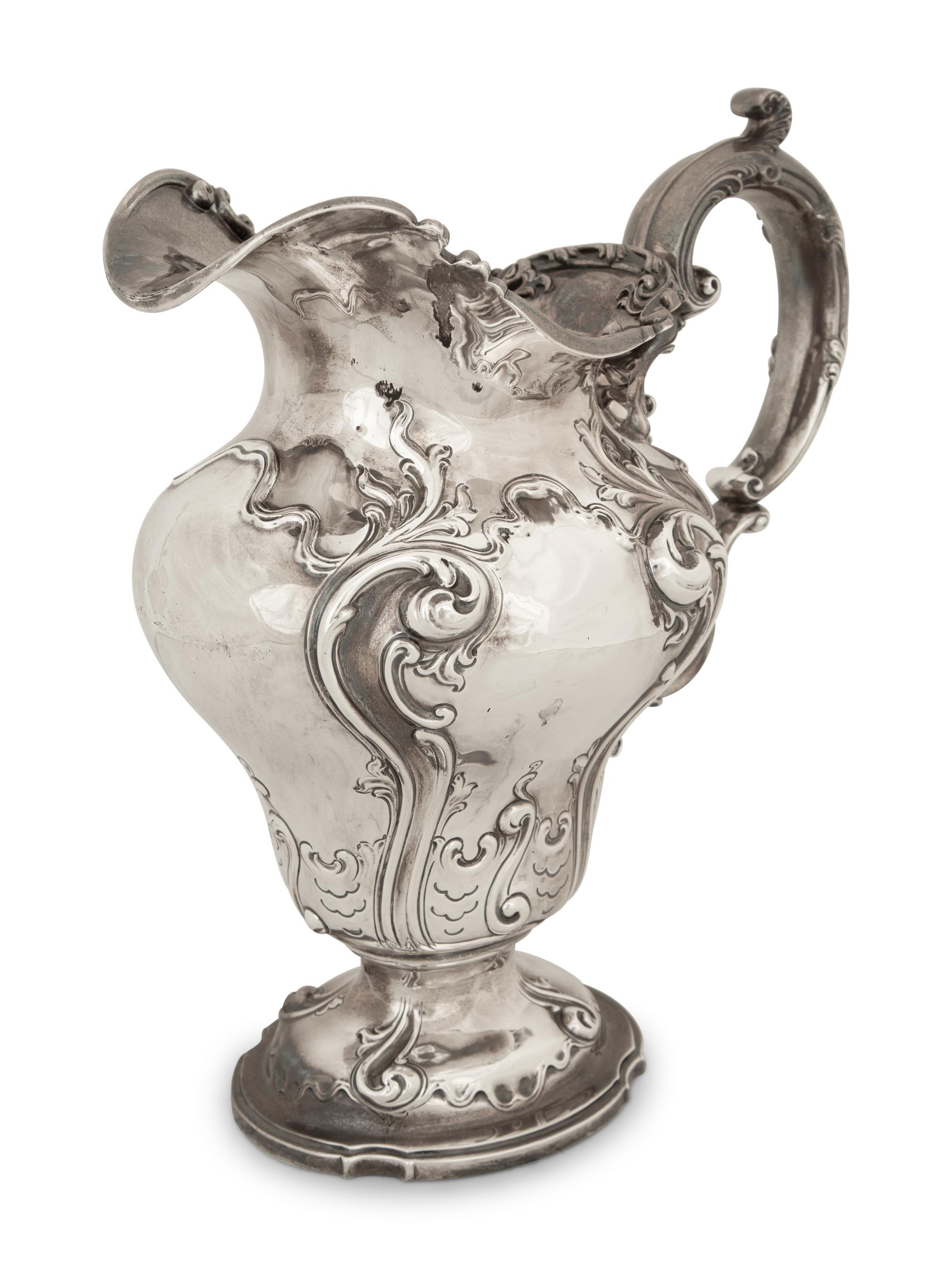 An American Silver Pitcher