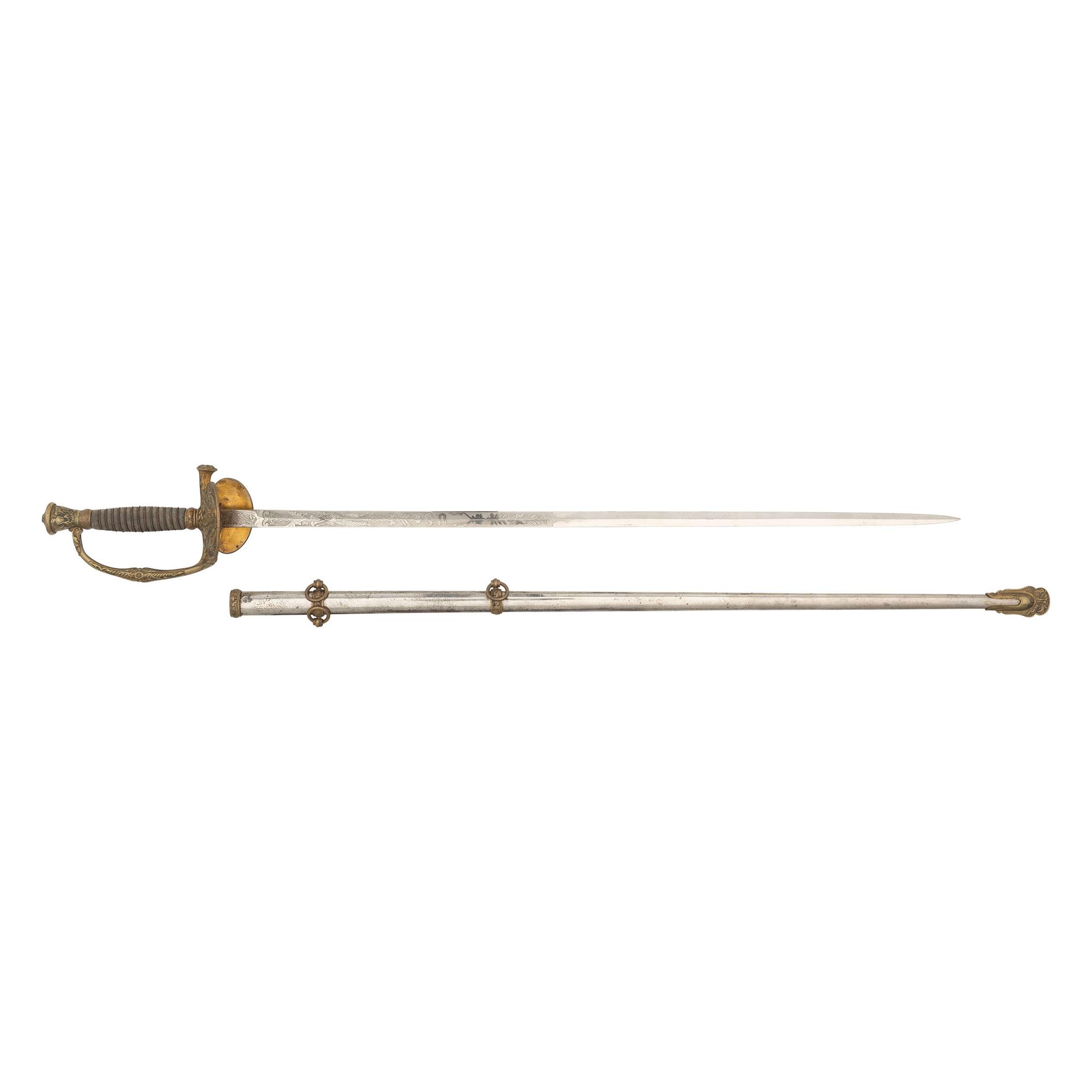 US Model 1860 Staff & Field Officers Sword Retailed by Pettibone of Cincinnati