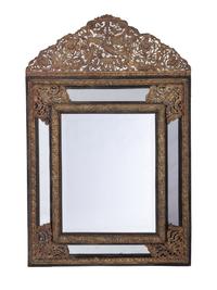 A Dutch Baroque-Style Gilt Wood Mirror