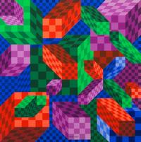 Victor Vasarely, (Hungarian/French, 1906-1997), Prototupe du No 1200 "Citineu", 1973-88