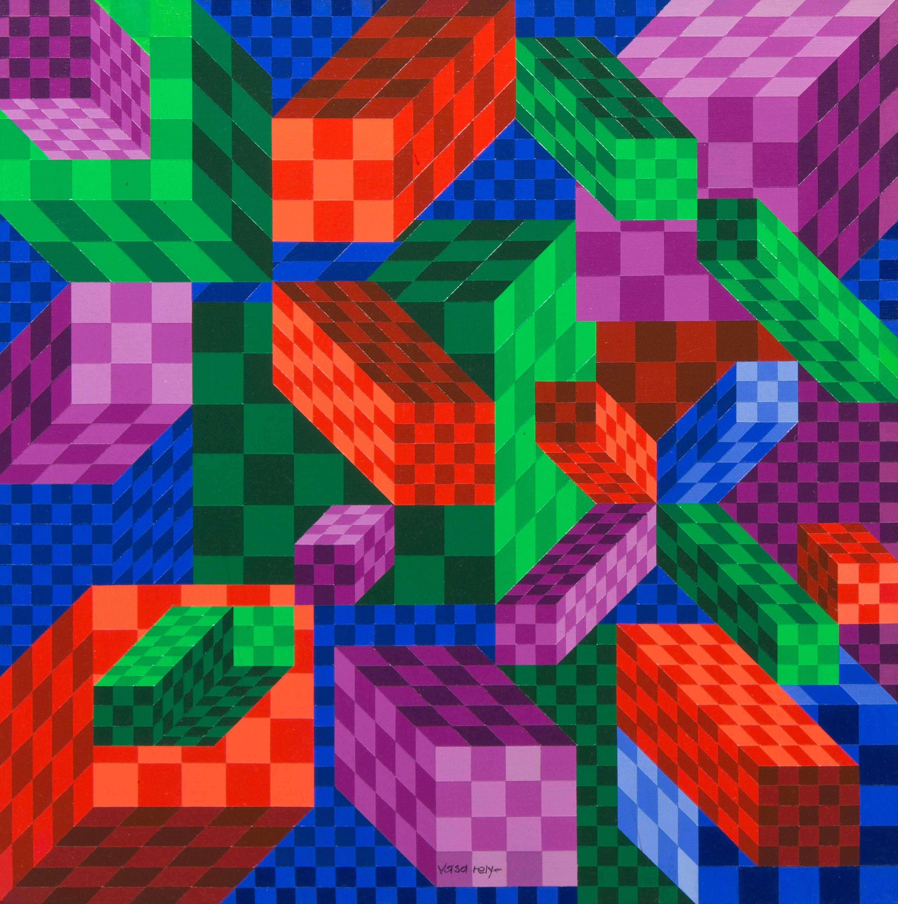 Victor Vasarely, (Hungarian/French, 1906-1997), Prototupe du No 1200 "Citineu", 1973-88