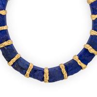 Yvel, Lapis Lazuli and Yellow Gold Necklace