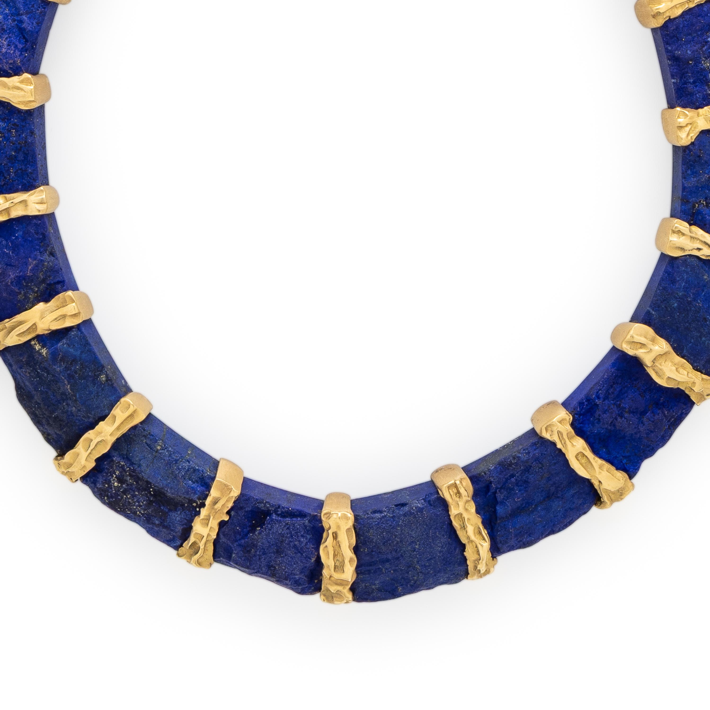 Yvel, Lapis Lazuli and Yellow Gold Necklace