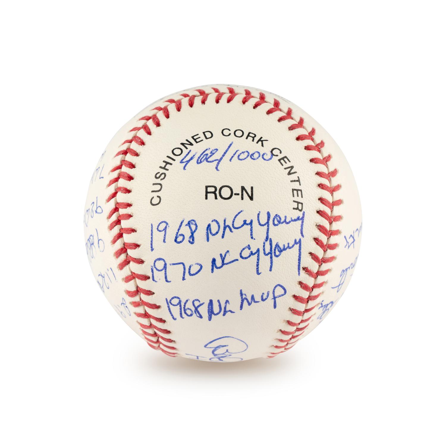 A Bob Gibson Multi Career Achievement/Stat Inscribed Signed Autograph Baseball