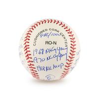 A Bob Gibson Multi Career Achievement/Stat Inscribed Signed Autograph Baseball