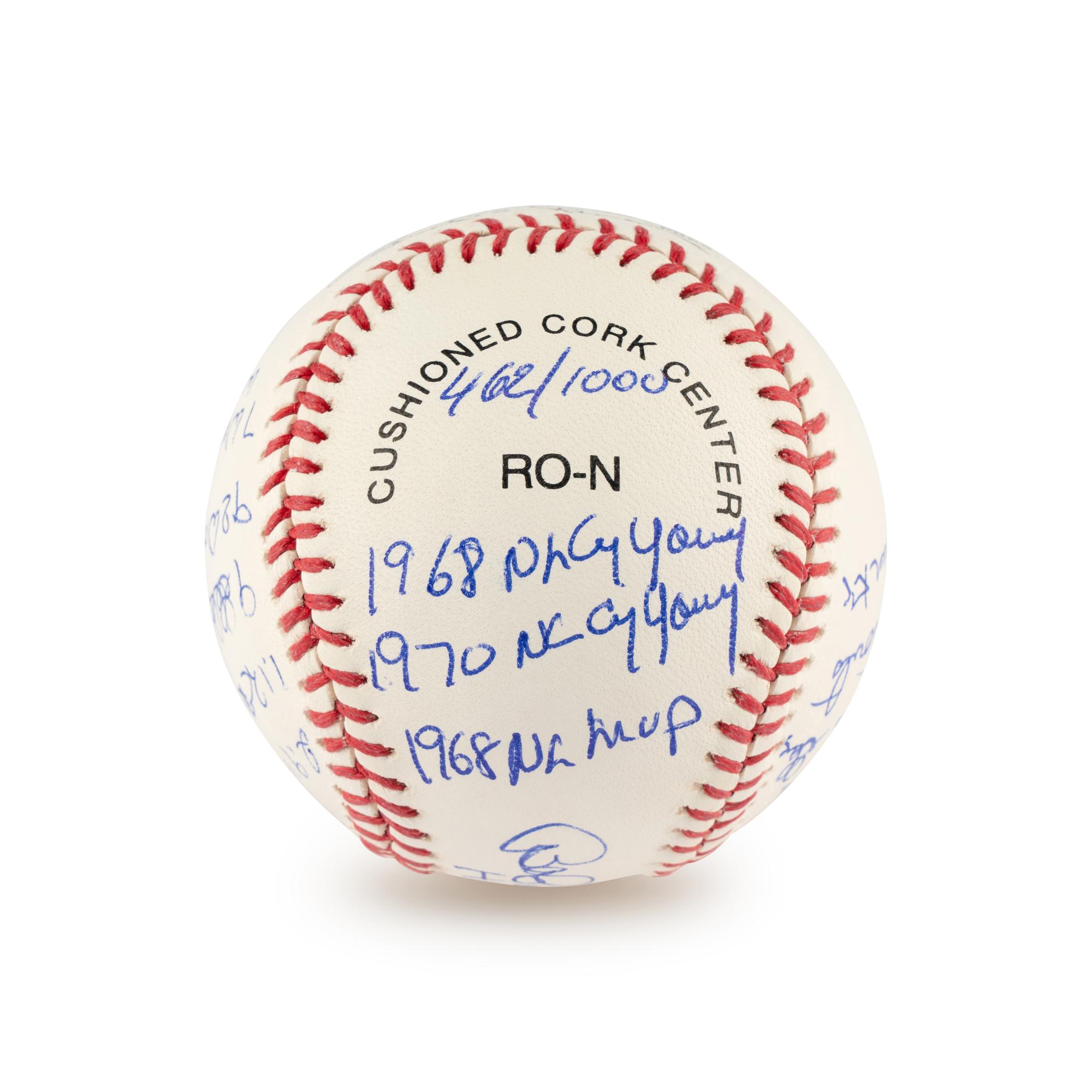 A Bob Gibson Multi Career Achievement/Stat Inscribed Signed Autograph Baseball