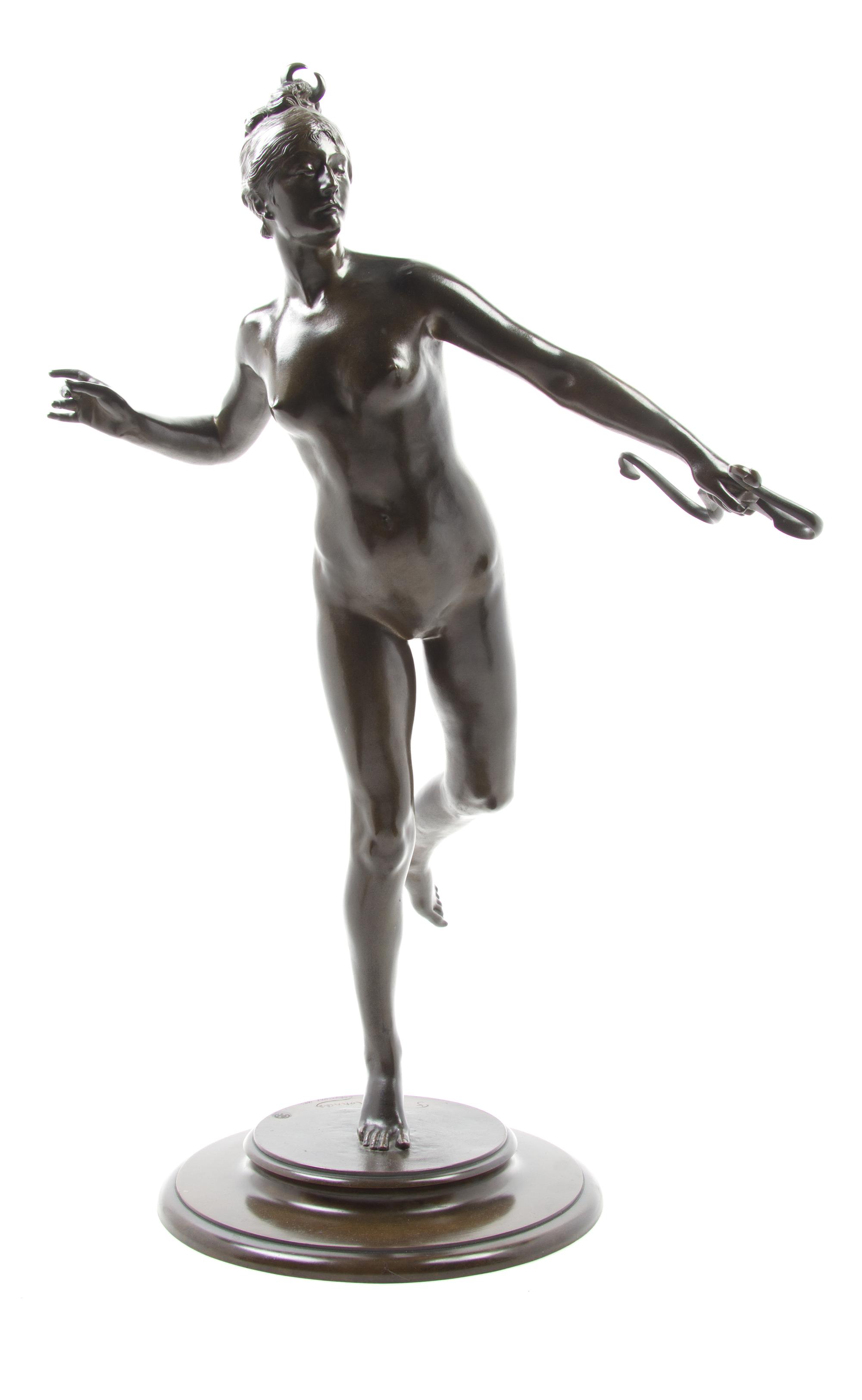An American Bronze Figure Height 30 1/4 inches. — FREDERICK WILLIAM MACMONNIES (1863-1937)