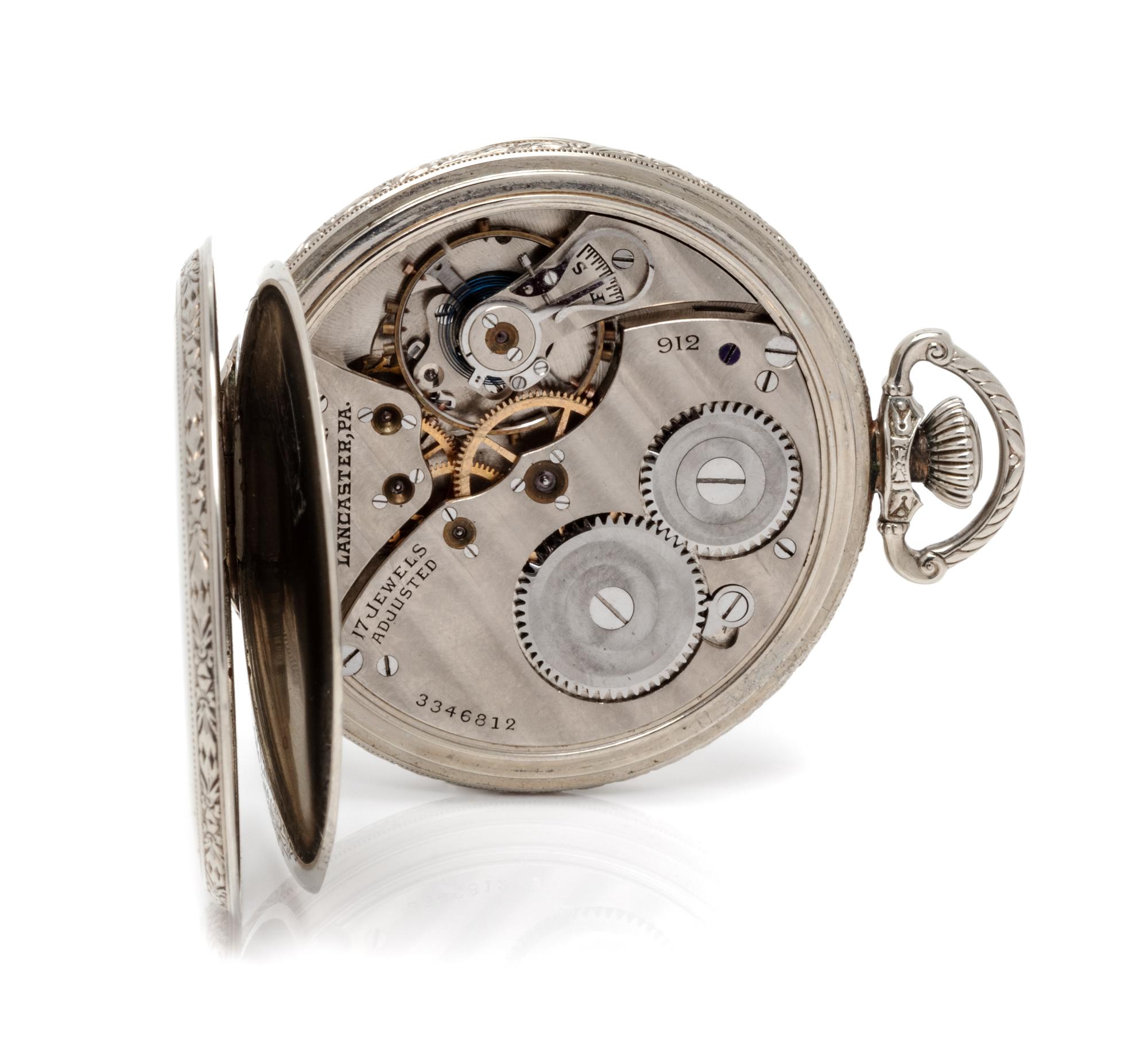 A Gold Filled Open Face Pocket Watch, Hamilton, Circa 1926,
