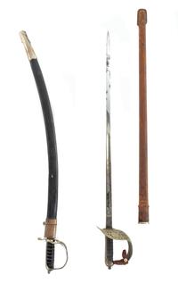 A Collection of Twelve Swords Length of longest 63 inches. — 18TH CENTURY AND LATER