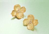 TIFFANY & CO., DIAMOND DOGWOOD FLOWER EARCLIPS