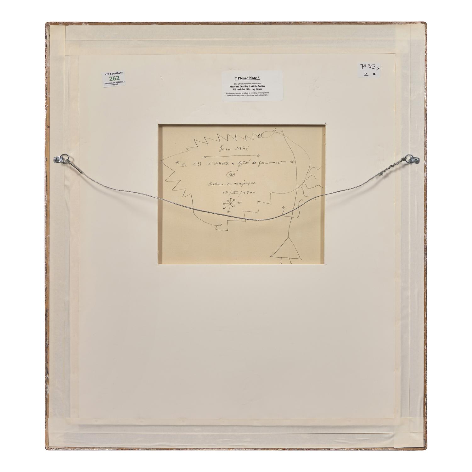 One Plate from Constellations , 1959