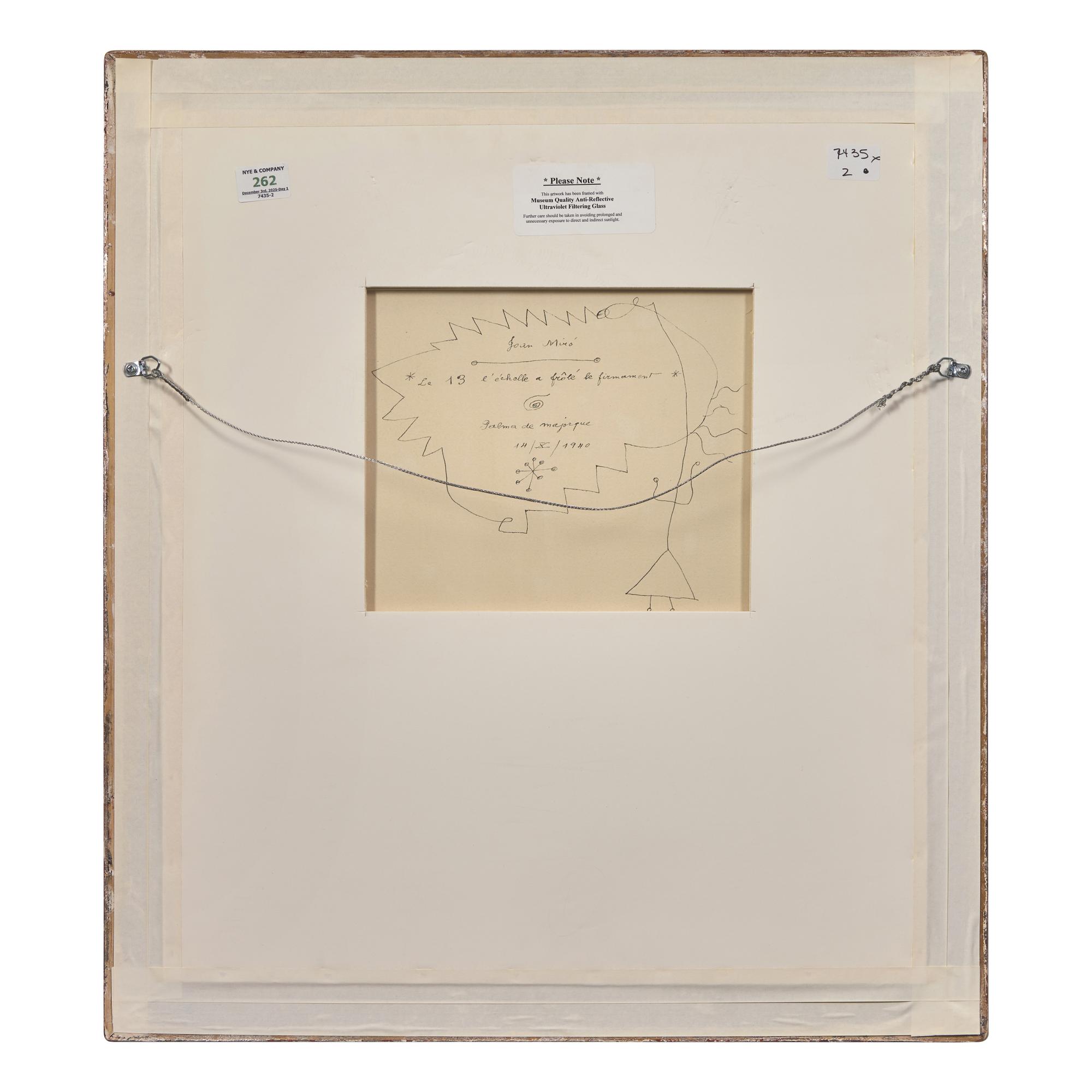 One Plate from Constellations , 1959