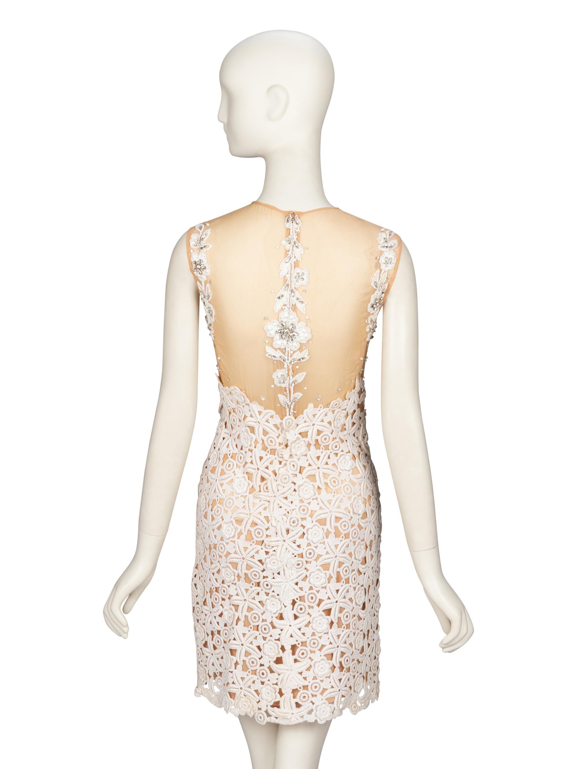 Galanos, Sleeveless Cocktail Dress