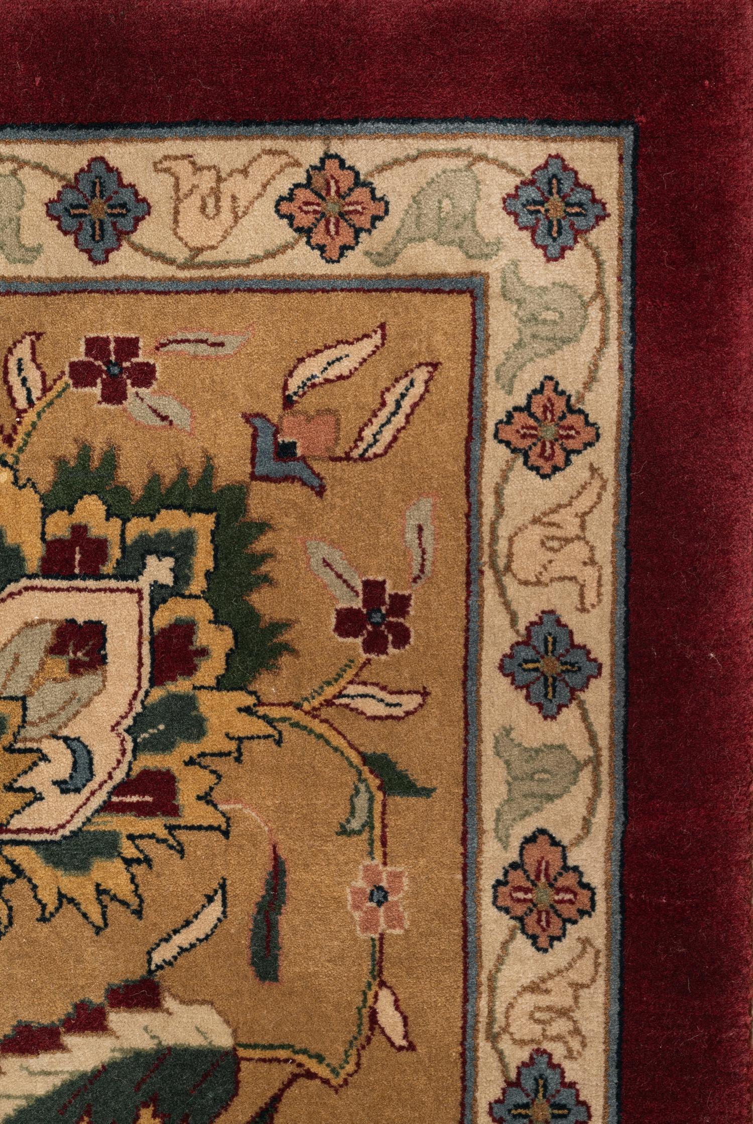 An Indo-Sultanabad Wool Rug