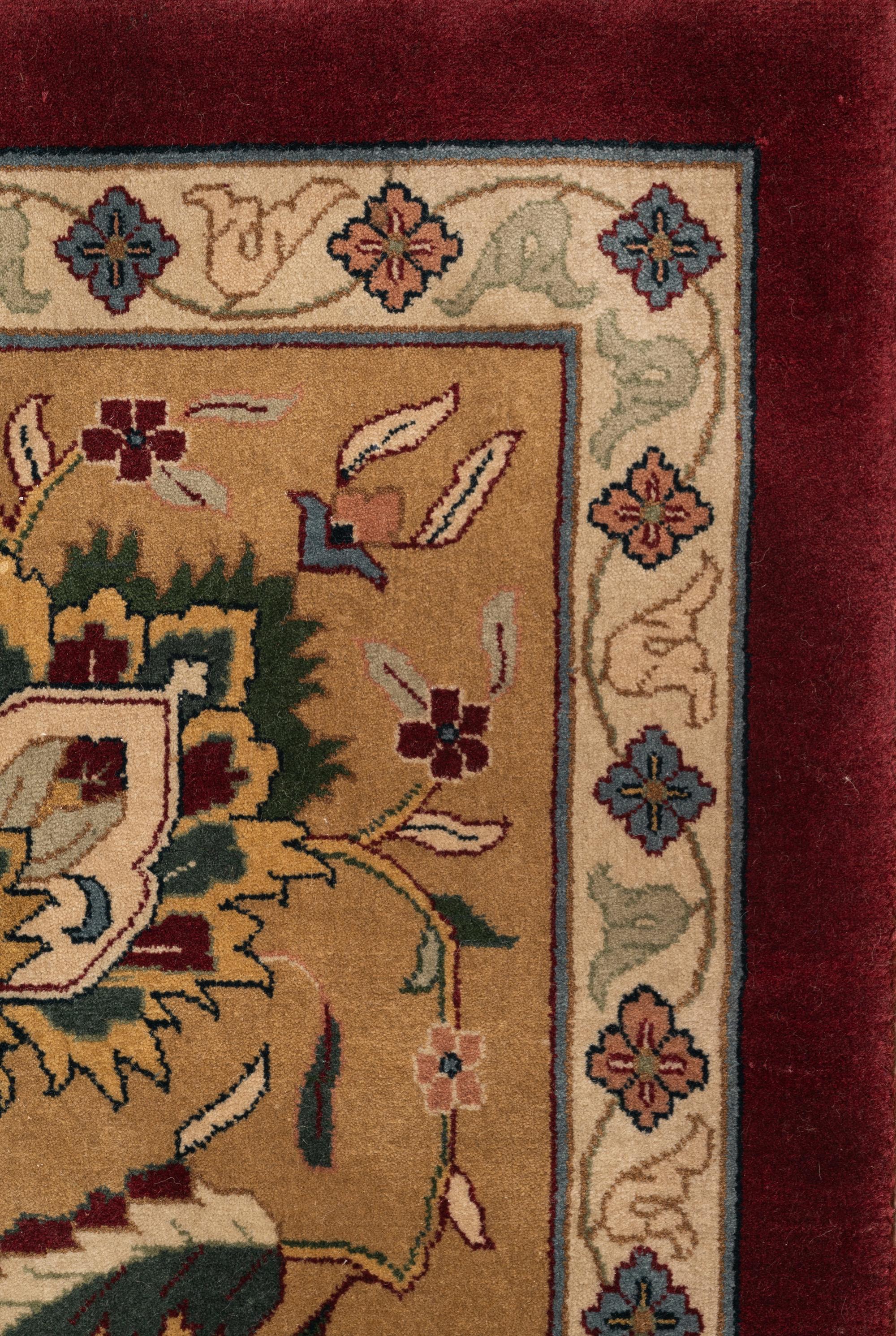 An Indo-Sultanabad Wool Rug