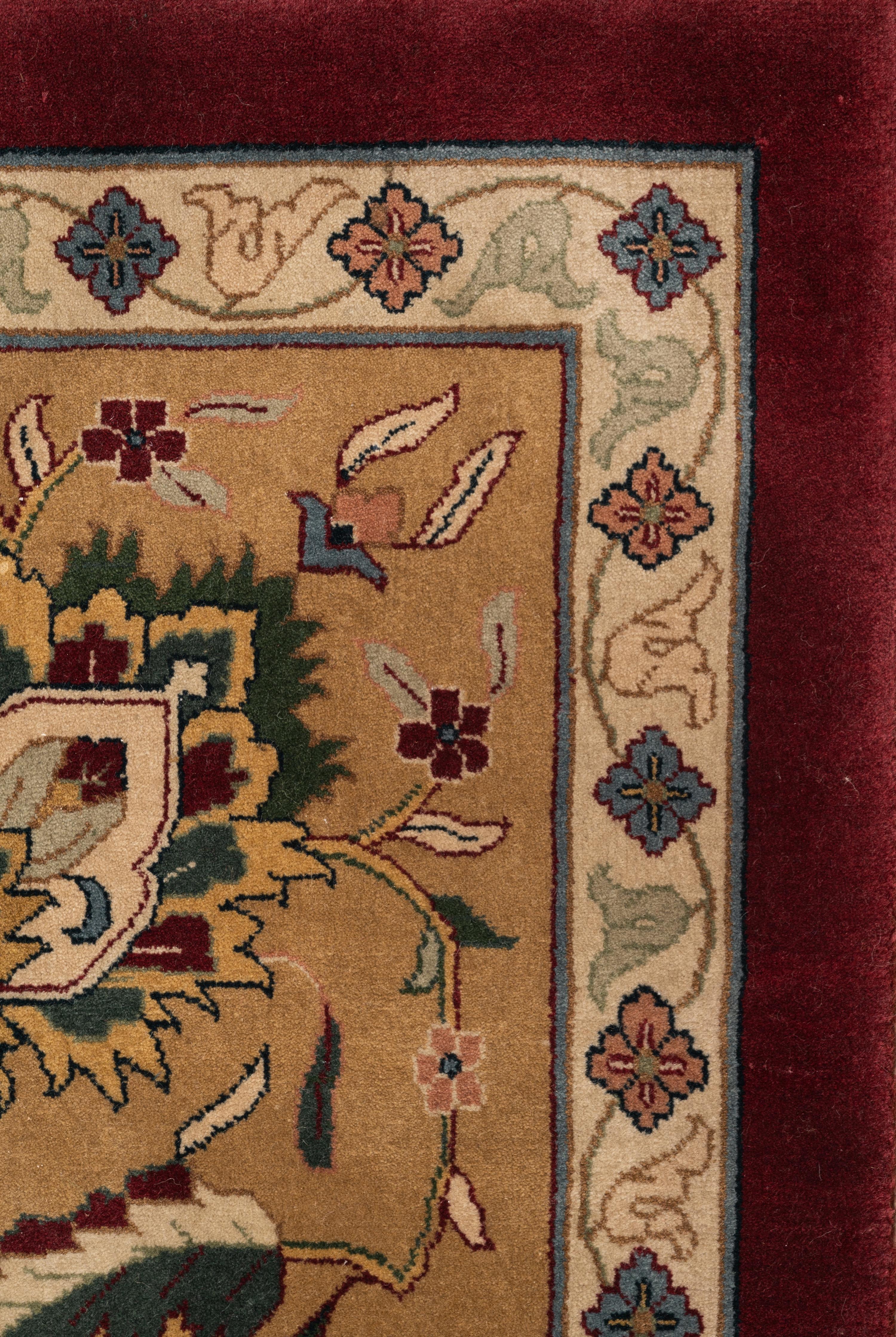 An Indo-Sultanabad Wool Rug