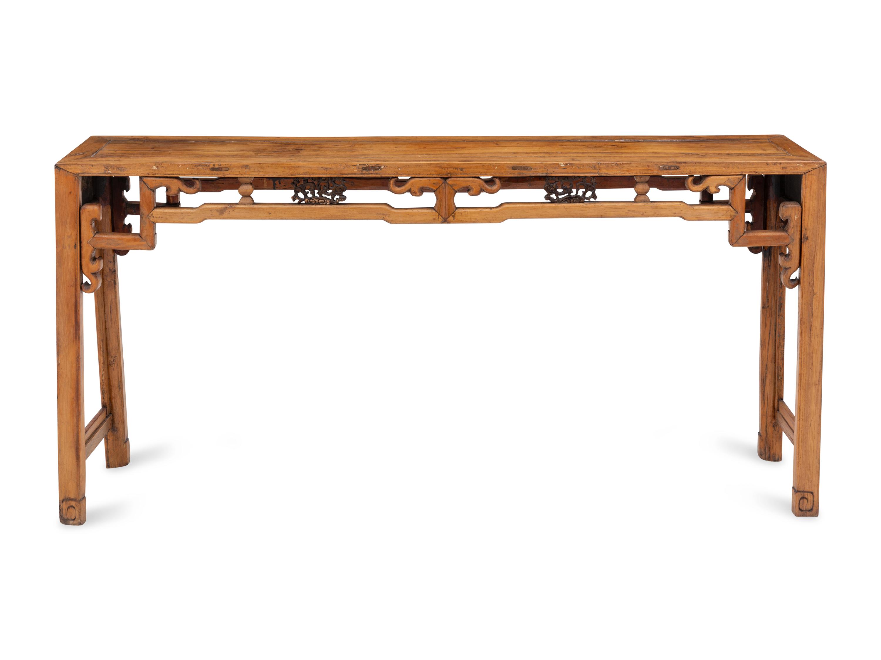 A Chinese Elm Altar Table