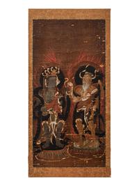 A Set of Six Japanese 'Buddhist' Paintings